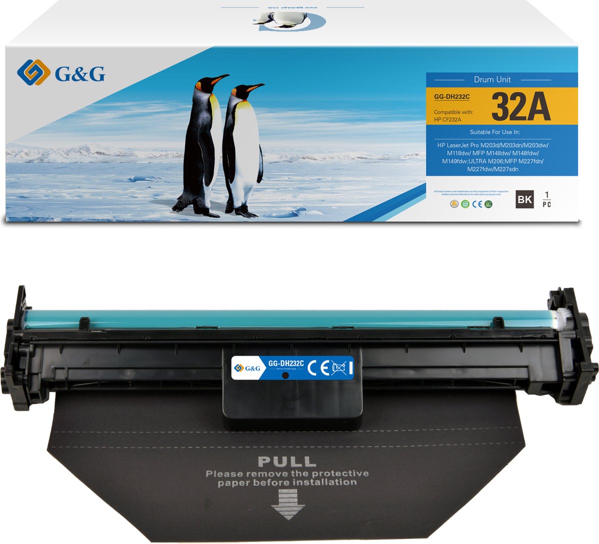 G&G Replacement Drum Cartridges for Hp CF232A