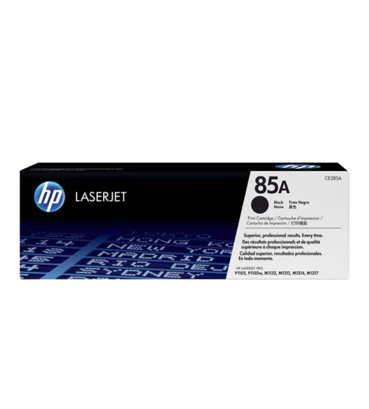 HP 85A Black Original LaserJet Toner Cartridge, CE285A