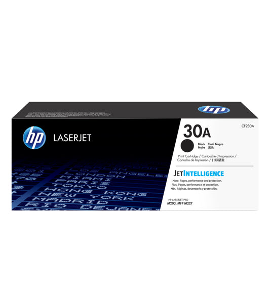 HP 30A Black Original LaserJet Toner Cartridge CF230A