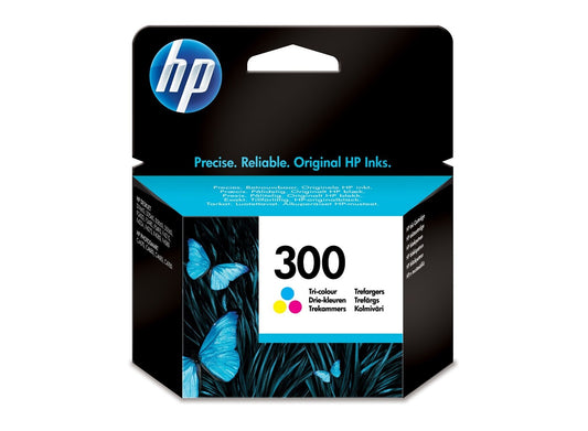 HP Ink Cartridge CC643EE, 300, Tri-Colour
