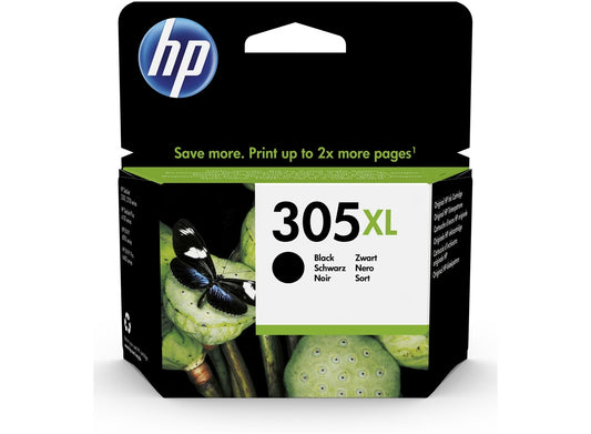HP Ink Cartridge 3YM62AE, 305XL BLACK