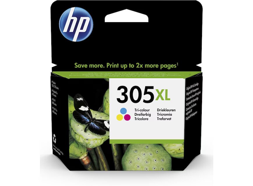 HP Ink Cartridge3YM63AE, 305XL, TRI-COLOUR