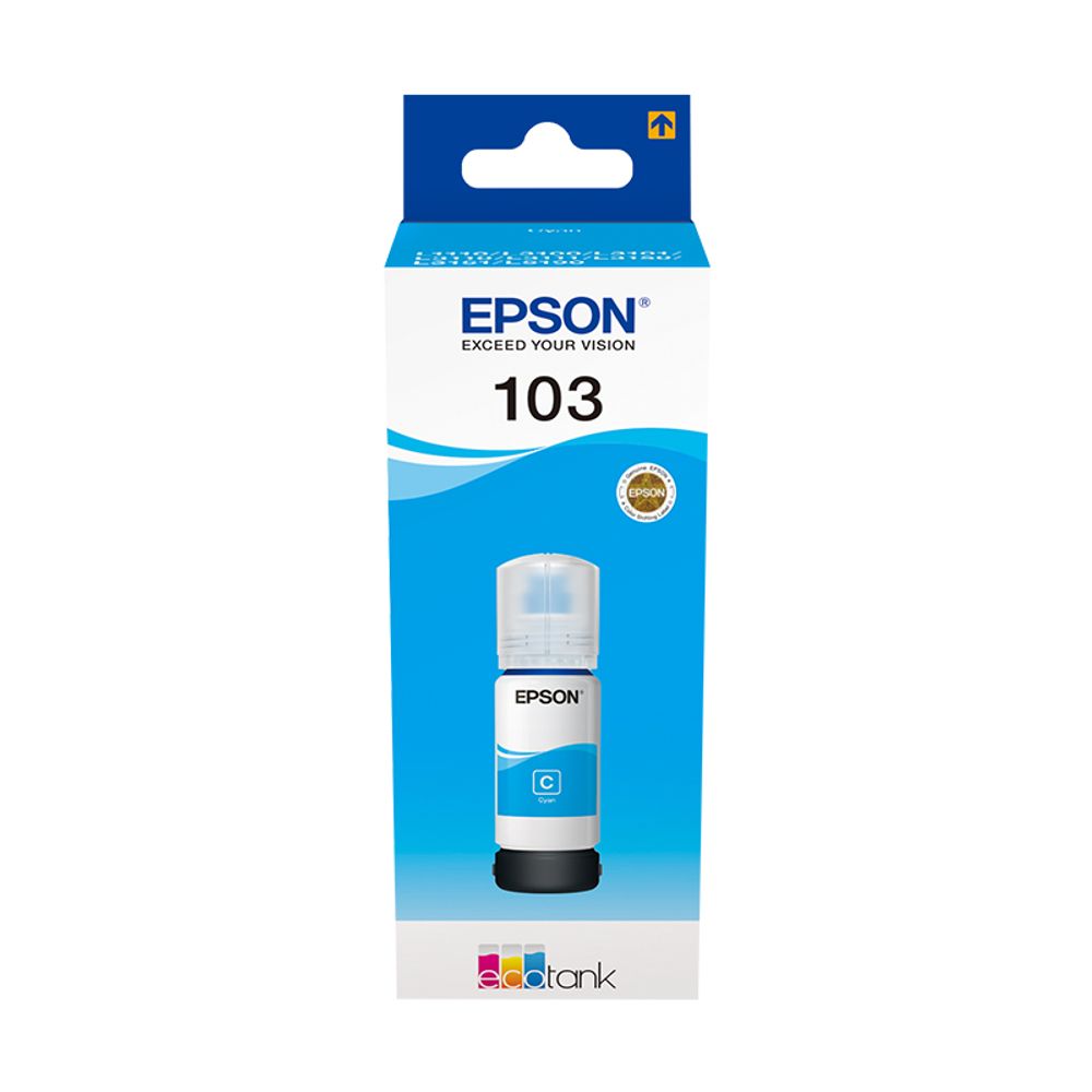 EPSON ECOTANK 103 INK BOTTLE 65ML CYAN