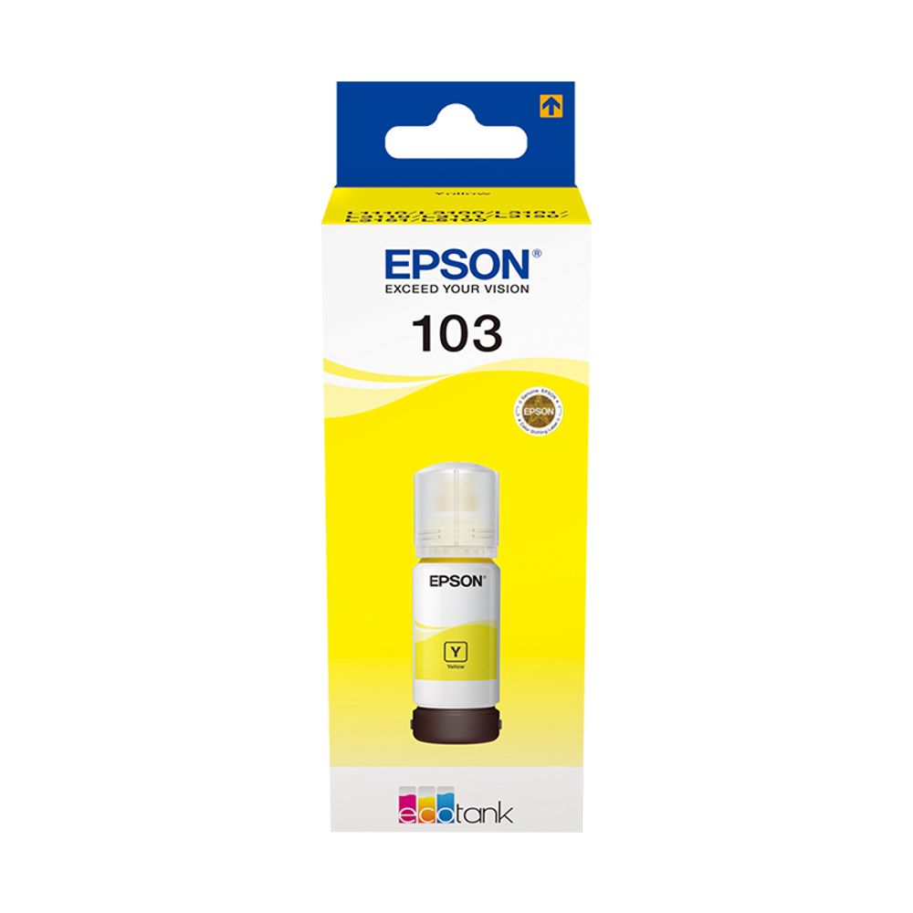 EPSON ECOTANK 103 INK BOTTLE 65ML YELLOW