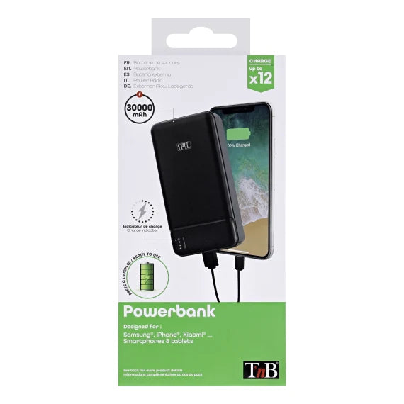 TNB Powerbank 30 000 mAh 10W USB 2