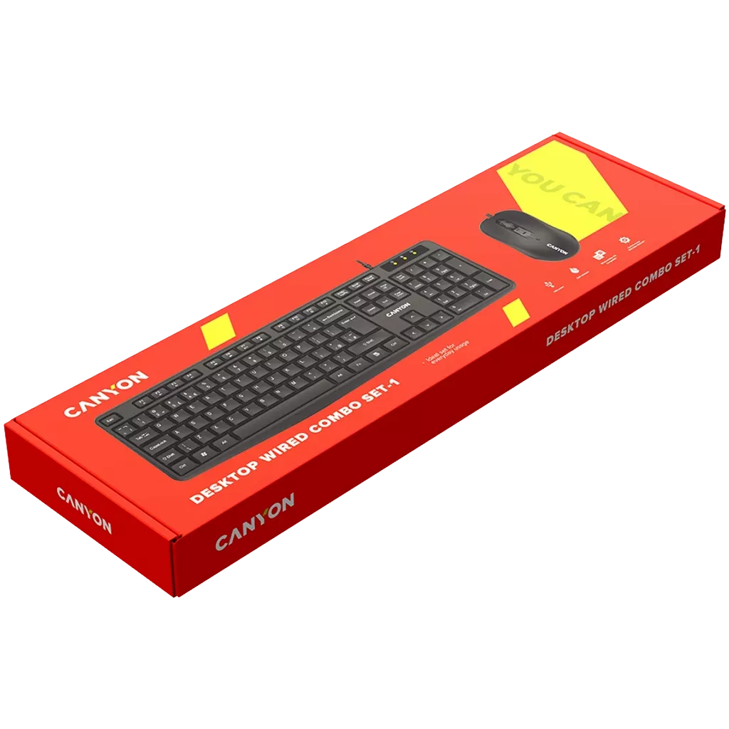 CANYON DESKTOP WIRED COMBO SET-1