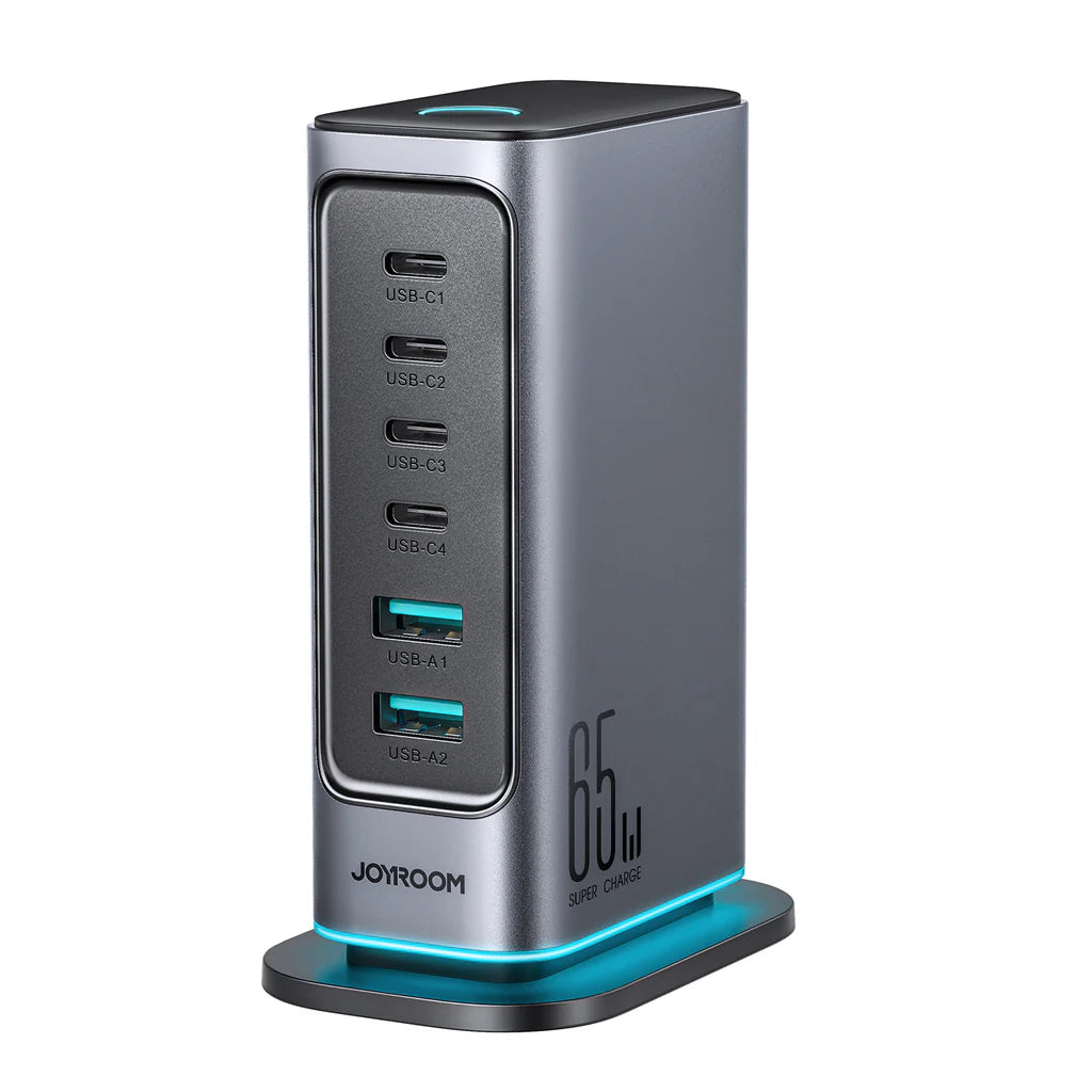 JOYROOM  65W Multi-port Charger Dark grey