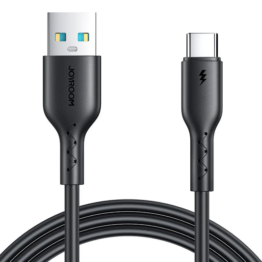 JOYROOM USB-A TO TYPE-C FAST CHARGING DATA CABLE 1M-BLACK SA26