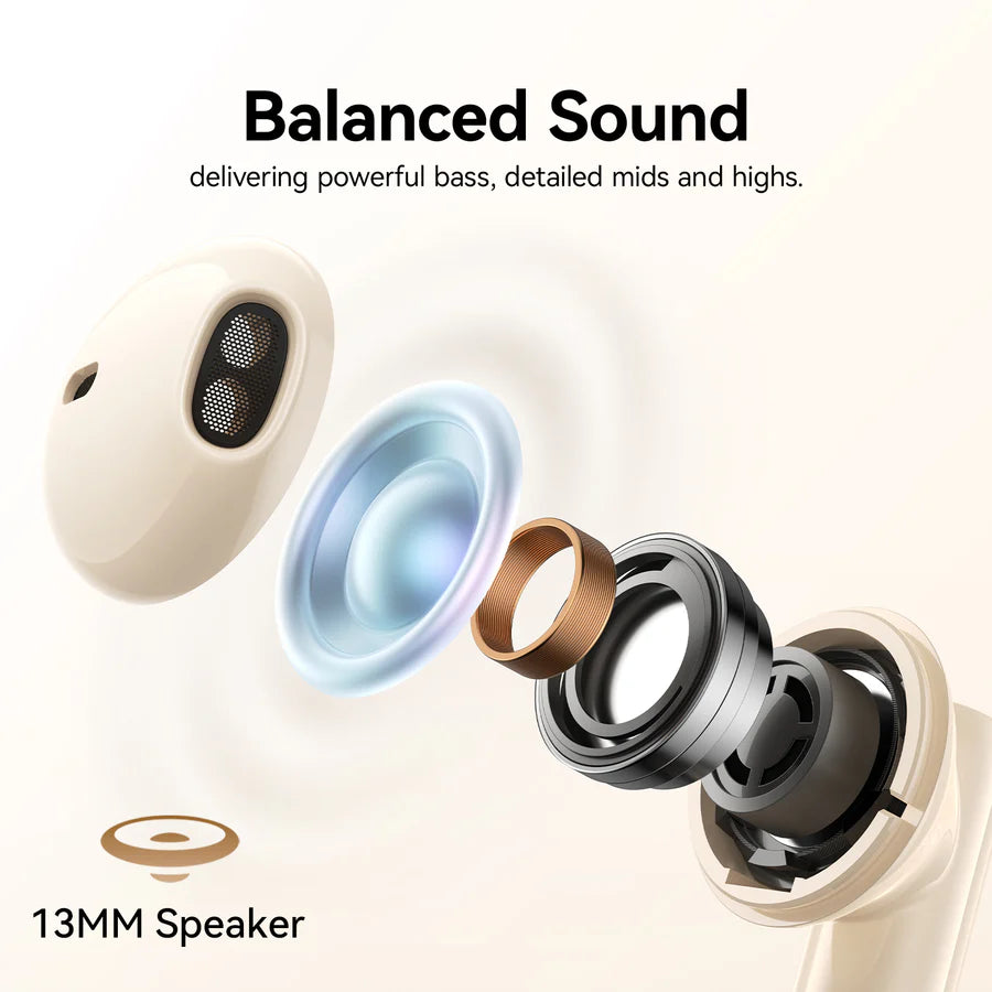 JOYROOM JR-PB3 True Wireless Bluetooth Earphones Beige