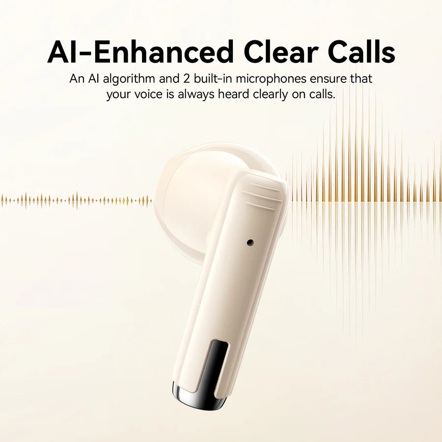 JOYROOM JR-PB3 True Wireless Bluetooth Earphones Beige