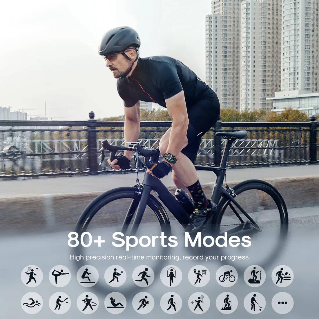 JOYROOM JR-FT5 Fit-Life Series Smart Watch (Answer/Make Call) Black