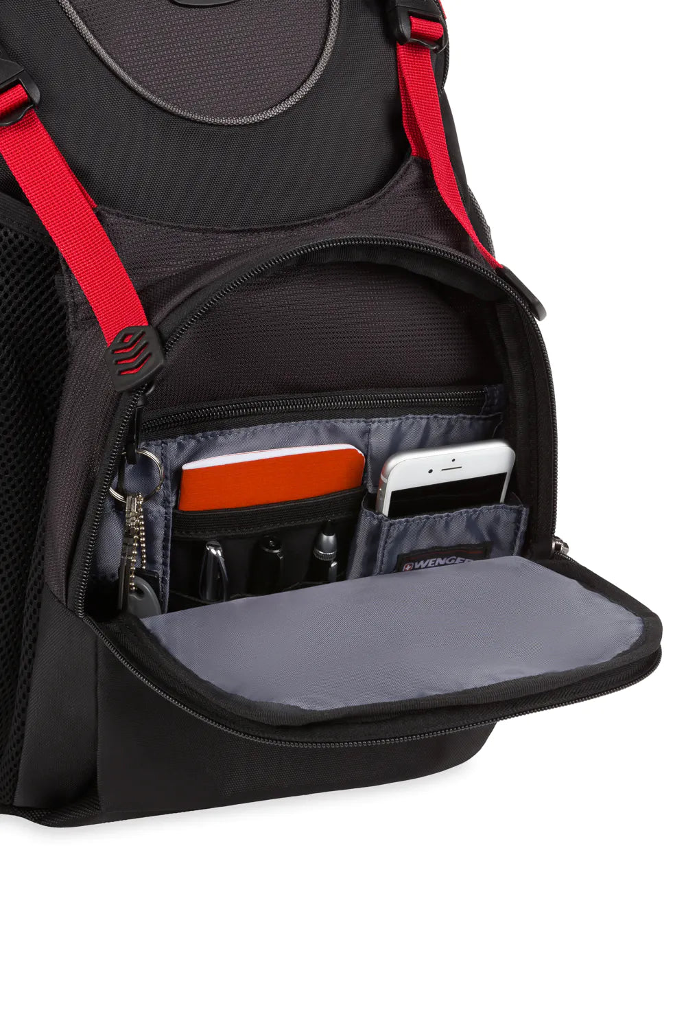 WENGER Maxxum 16 inch Laptop Backpack - Black/Red