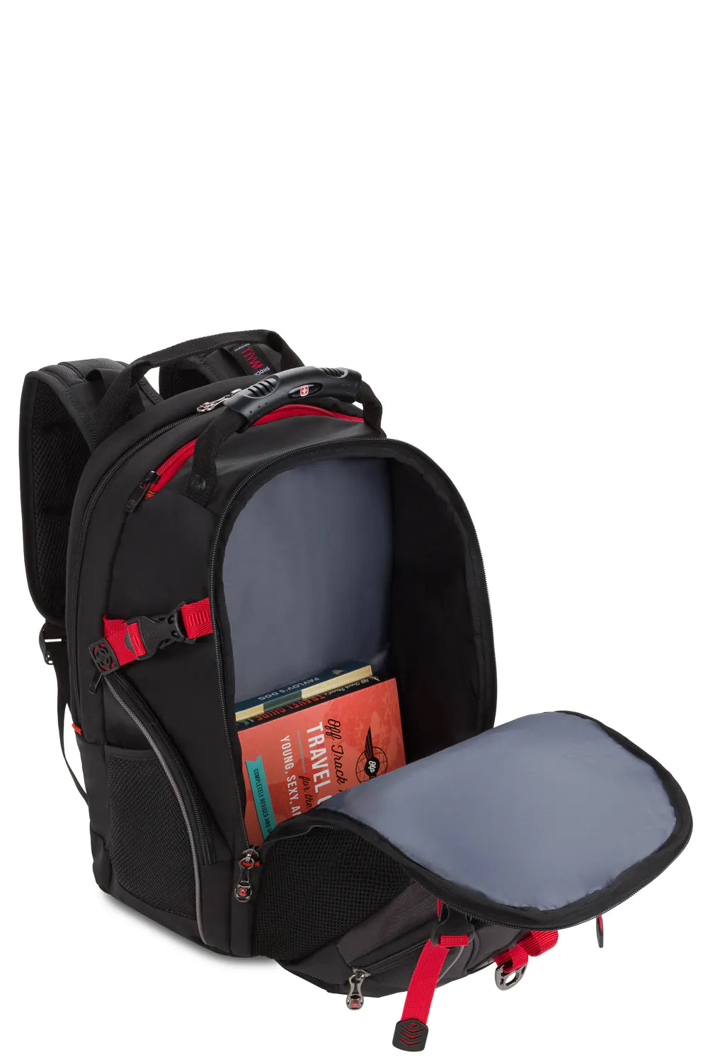 WENGER Maxxum 16 inch Laptop Backpack - Black/Red