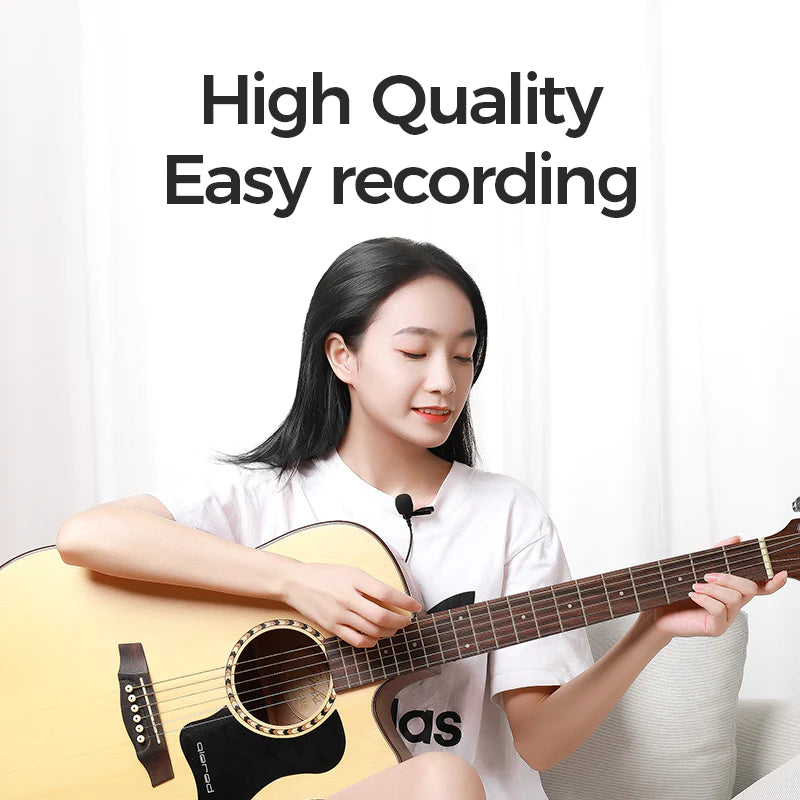 Joyroom JR-LM1 Mini Professional Lavalier Lapel Microphone for Phone - 3 Meters