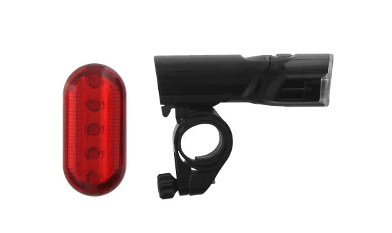 TNB Pack of front and rear LED lights for bike