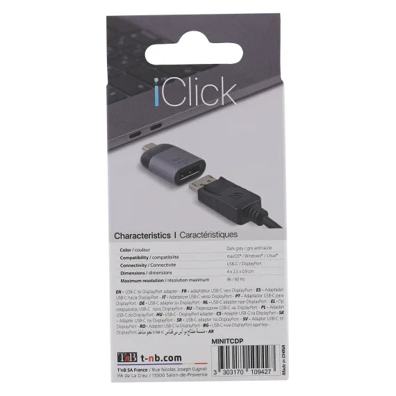 TNB USB Type-C to DisplayPort 8K Adapter