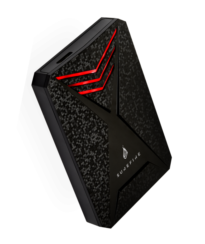 VERBATIM SUREFIRE SSD EXTERNAL USB 3.0 512GB  GX3 GAMING 3.2 1GEN BLK/RED