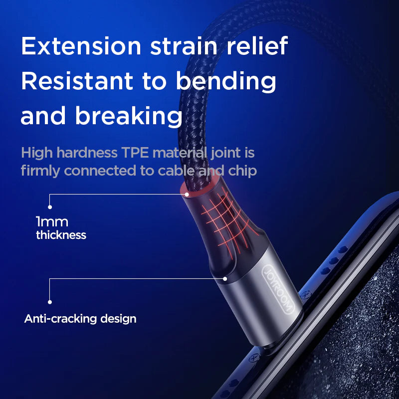 JOYROOM S-1530N1 Micro Fast Charging Cable 1.5M Black