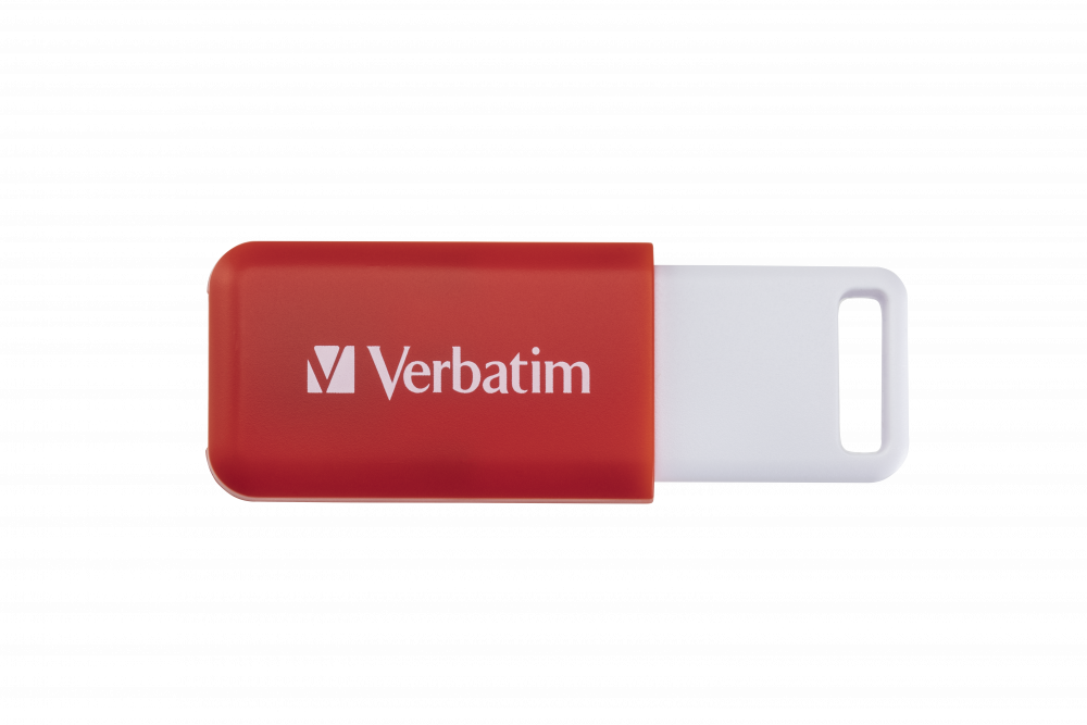 VERBATIM USB 16GB V DATABAR 2.0 ΚΟΚΚΙΝΟ