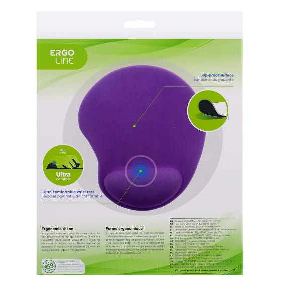 TNB Gel System mouse pad with wrist rest Purple