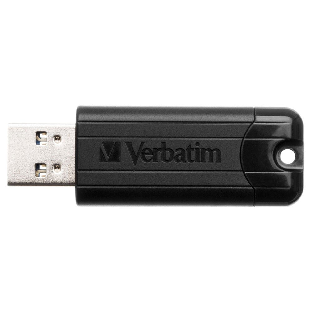 VERBATIM USB 16GB 3.0 V3 BLACK PIN SRIPE DRIVE