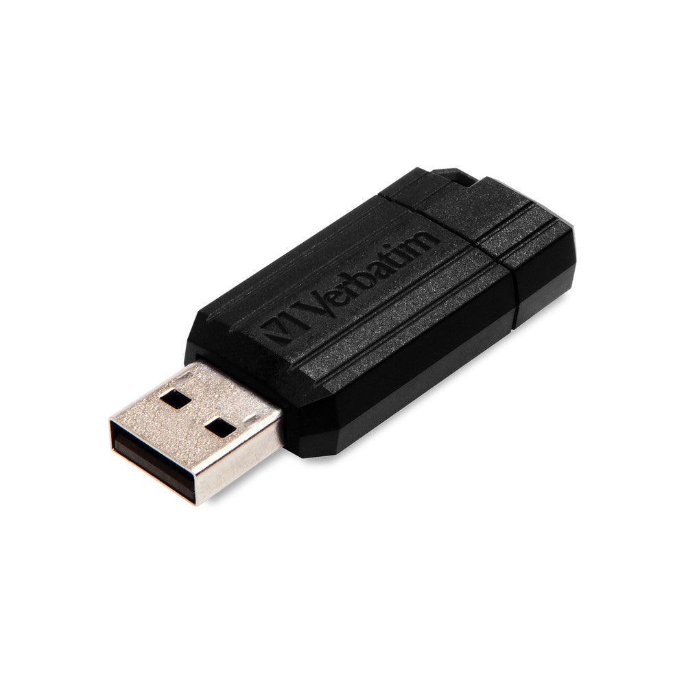 USB 32GB  BLACK PINSTRIPE VERBATIM