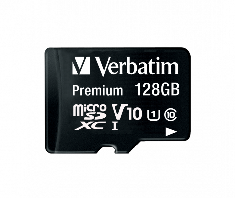 VERBATIM  MicroSDHC 128GB CLASS 10 WITH ADAPTOR