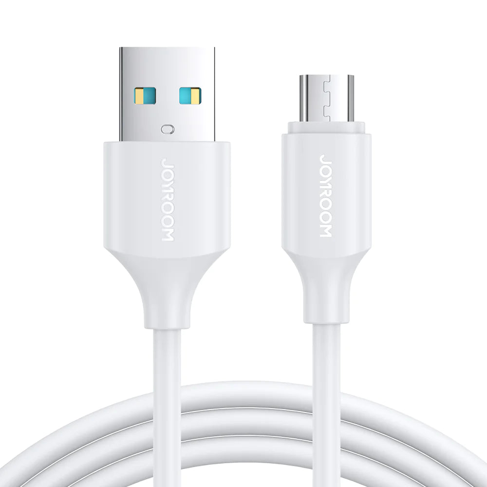 JOYROOM S-UM018A9 2.4A USB-A to Micro Fast Charging Data Cable 1m-White