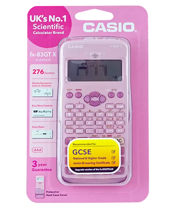 CASIO SCIENTIFIC CALCULATOR FX-83GTX PINK