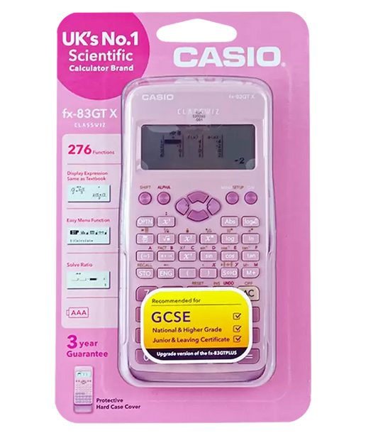 CASIO SCIENTIFIC CALCULATOR FX-83GTX PINK