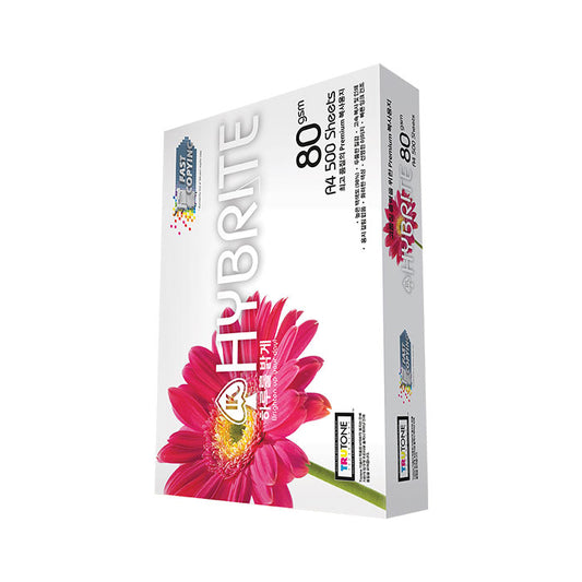 HYBRITE COPY PAPER 80GR AAA QUALITY A4 (PACK OF 500SH)