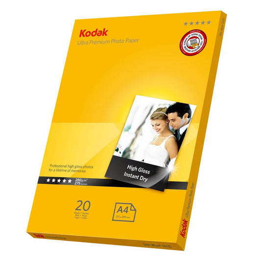 KODAK A4 280GR 20SH. HIGH GLOSS PHOTO PAPER
