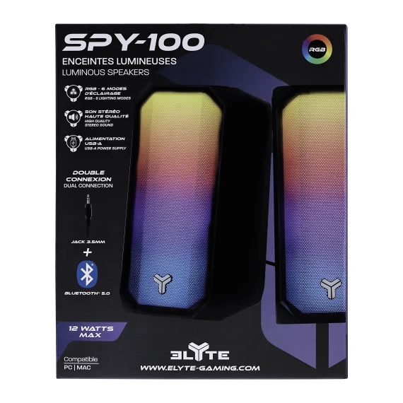 TNB SPY-100 RGB 2.0 Gaming Speakers