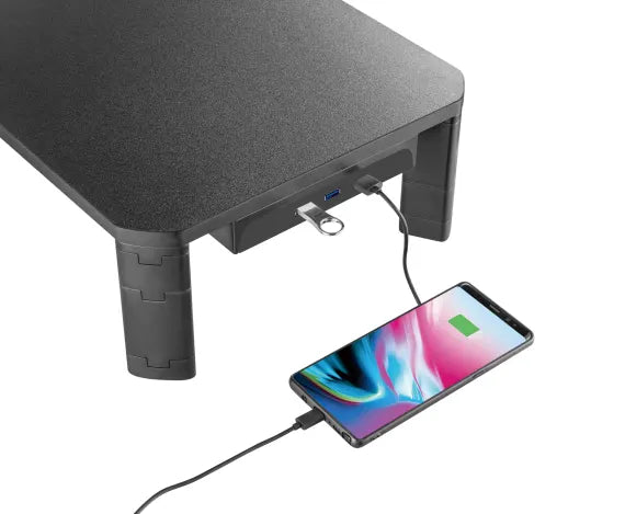 TNB Monitor riser with adjustable height and USB 3.0 hub