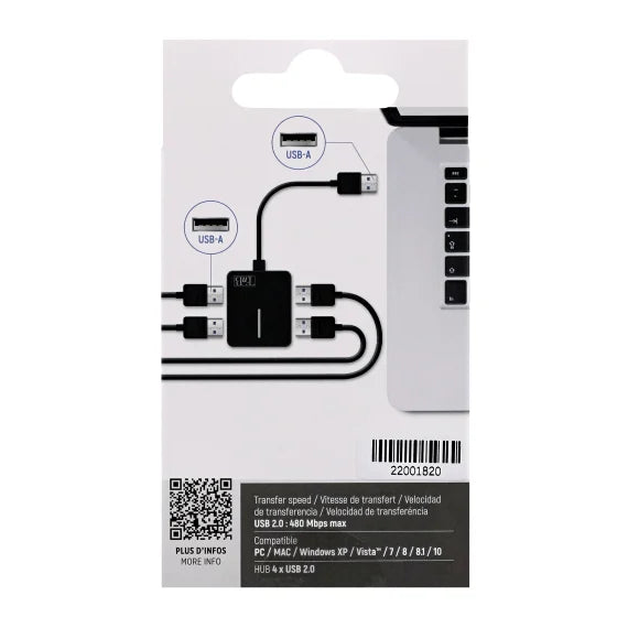 TNB HUB USB 2.0 4 PORTS SIMPLY