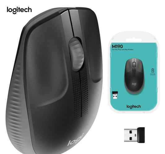 LOGITECH WIRELESS MOUSE BLACK M190