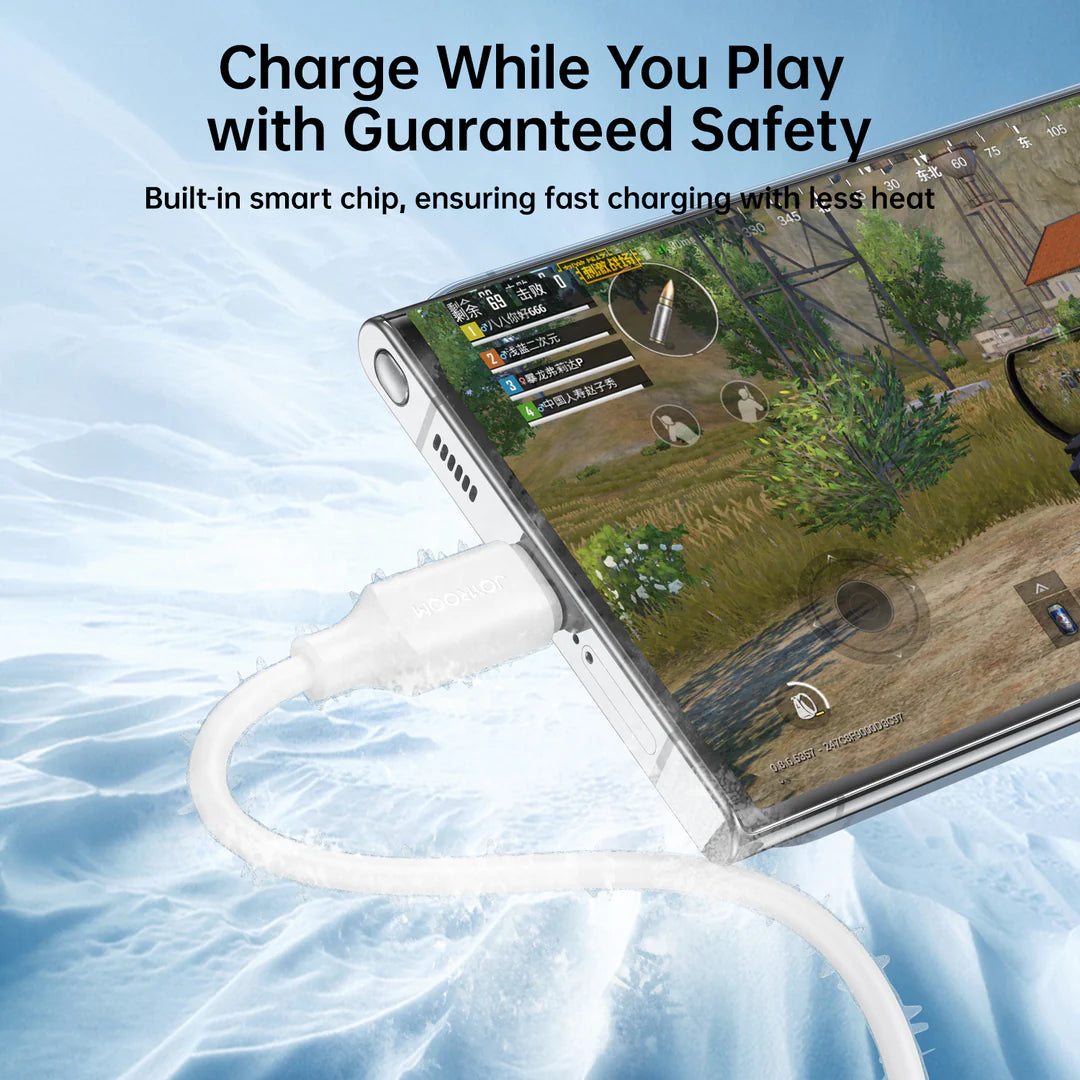 JOYROOM S-UL012A9 2.4A USB-A to Lightning Fast Charging Data Cable 1m-White