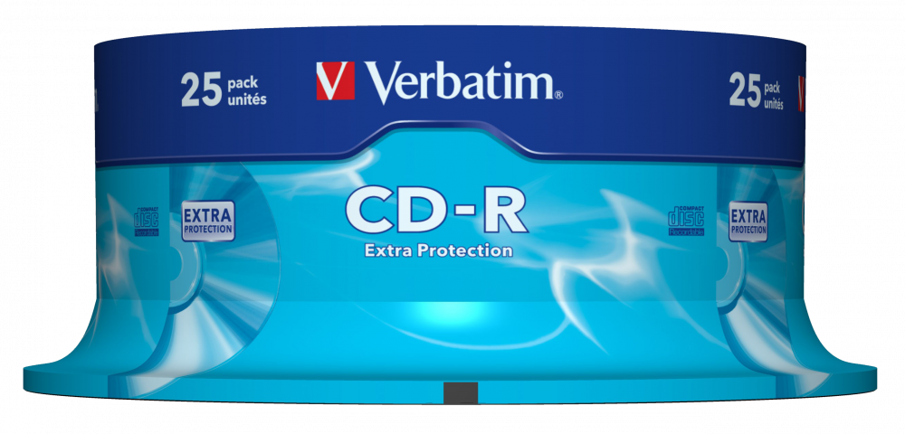 VERBATIM CD-R 52X-SP25-EXTRA PROTECTION