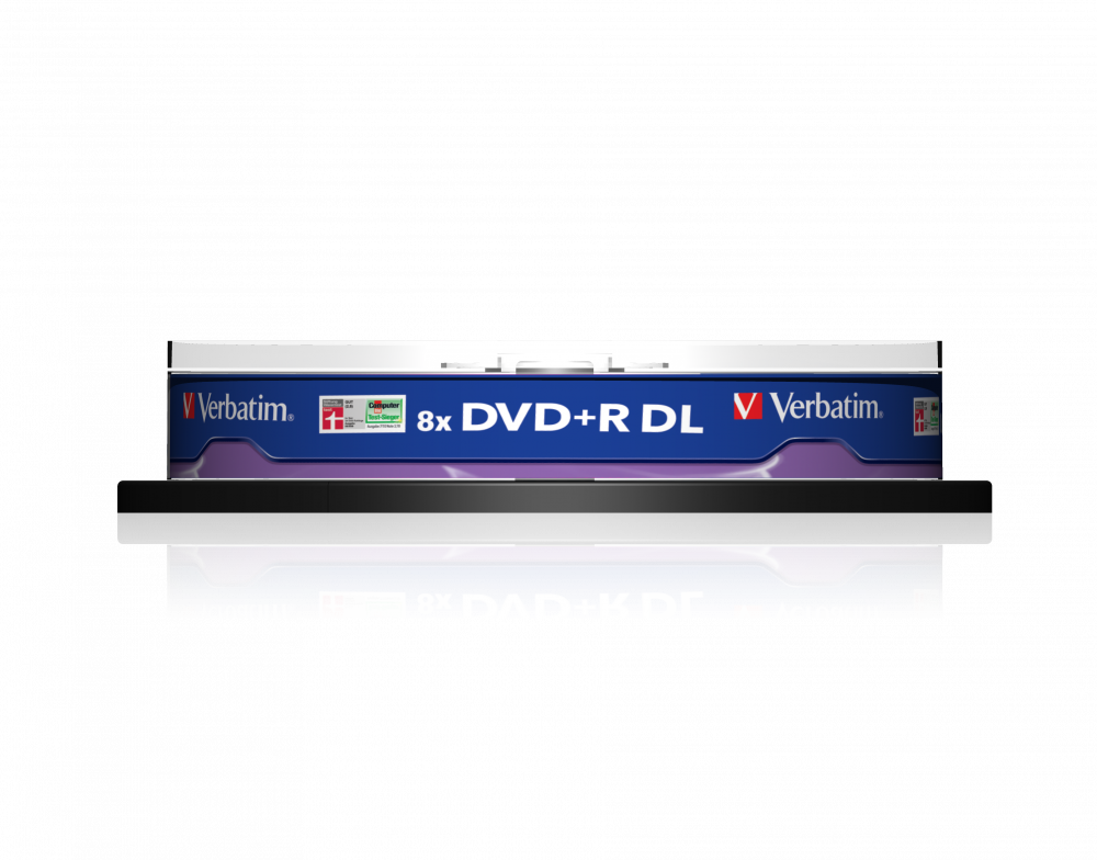 VERBATIM DVD+R DUAL LAYER DL SP-10 8,5GB 8X ΜΑΤ ΑΣΗΜΙ