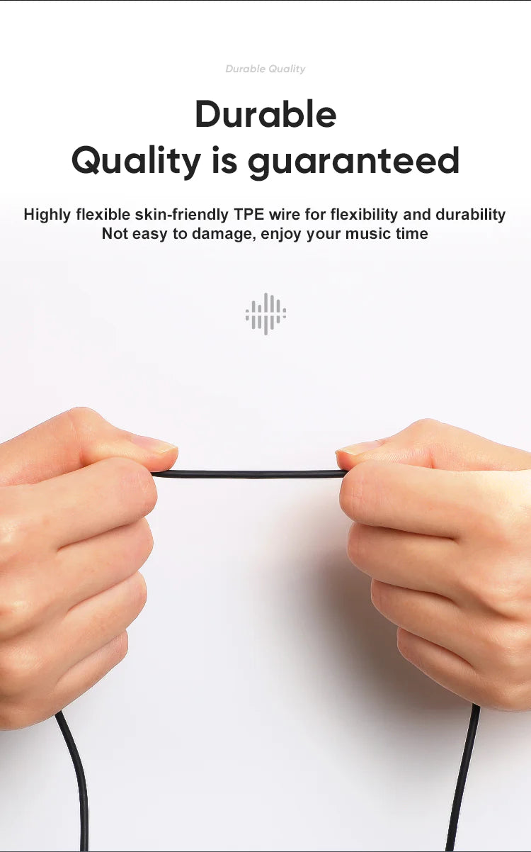 JOYROOM JR-EL114 In-ear Wired Earphone-Black