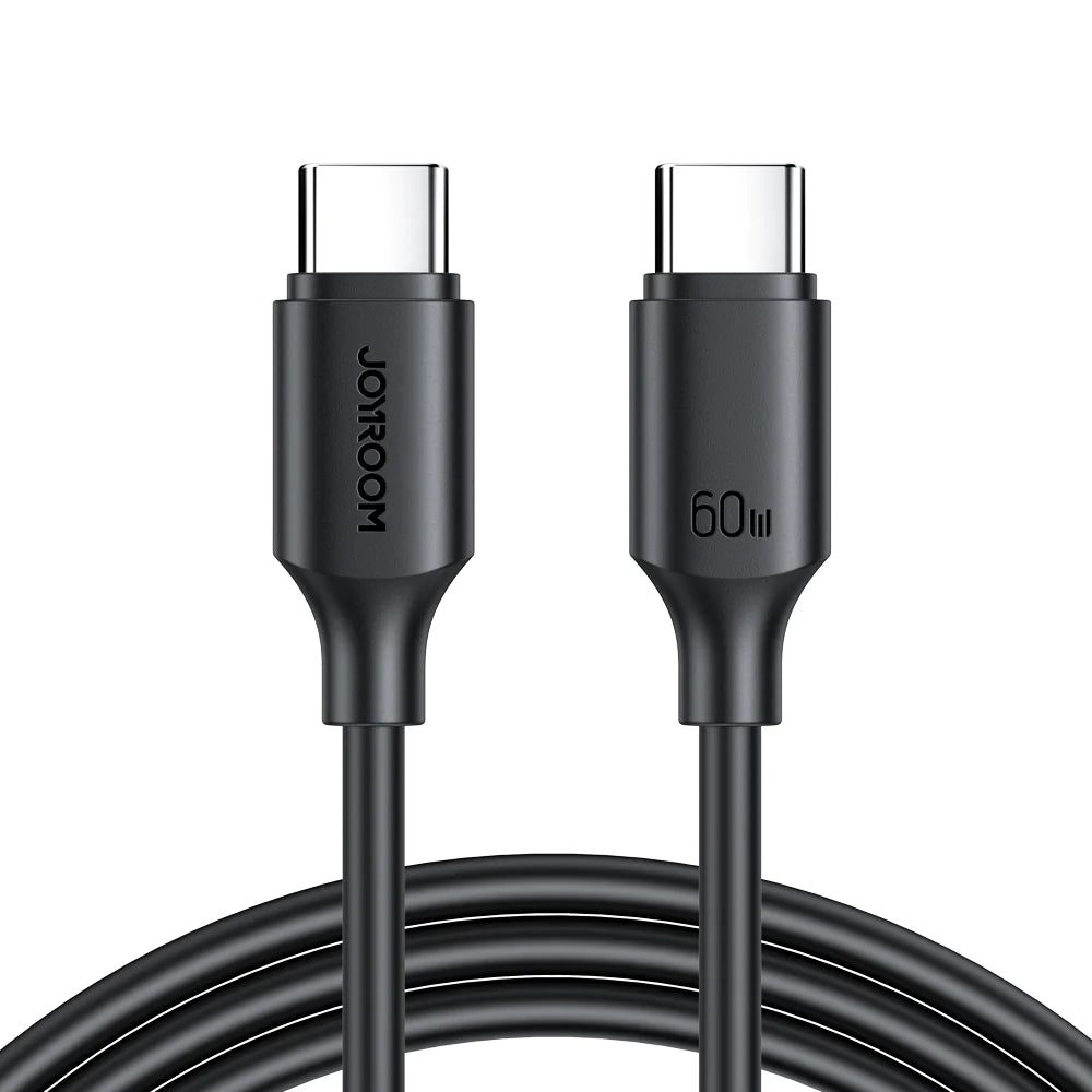 JOYROOM S-A9 60W Type-C to Type-C Fast Charging Data Cable 1m-Black