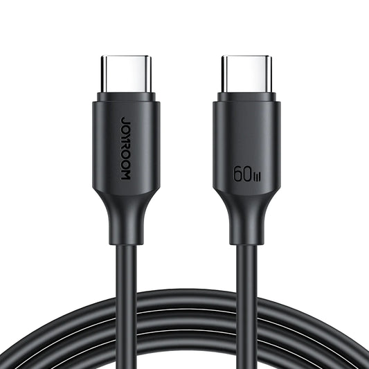 JOYROOM S-A9 60W Type-C to Type-C Fast Charging Data Cable 1m-Black