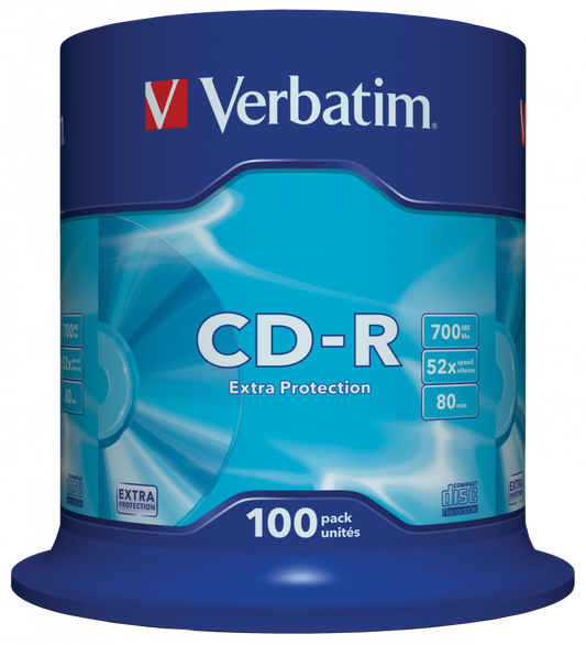 VERBATIM CD-R 52X SP-100