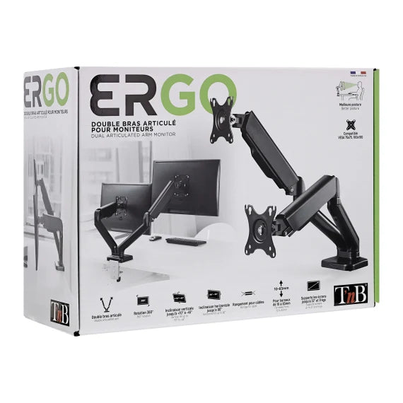 TNB Αρθρωτός βραχίονας διπλής οθόνης