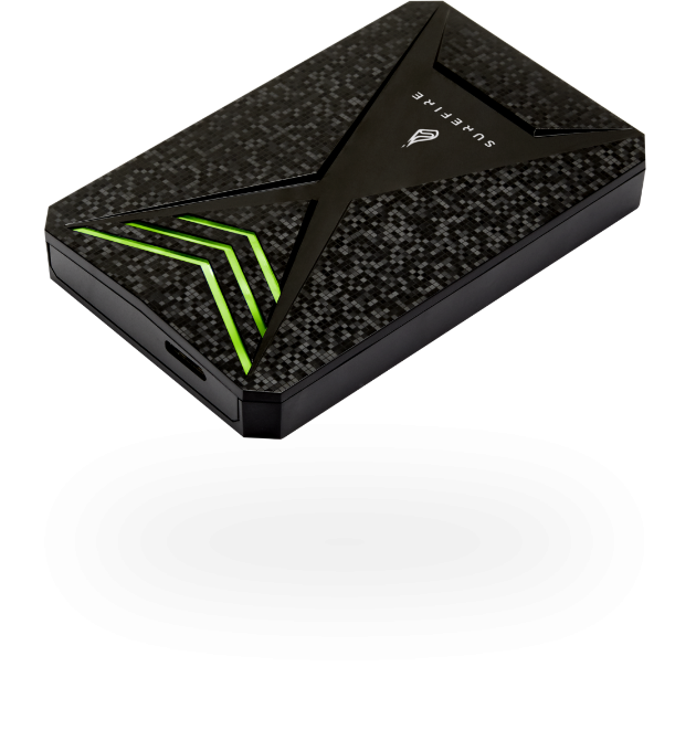 HDD USB 3.0 1TB 2,5''(15mm)GX3 GAMING 3.2GEN BK/GRLINE SUREFIRE