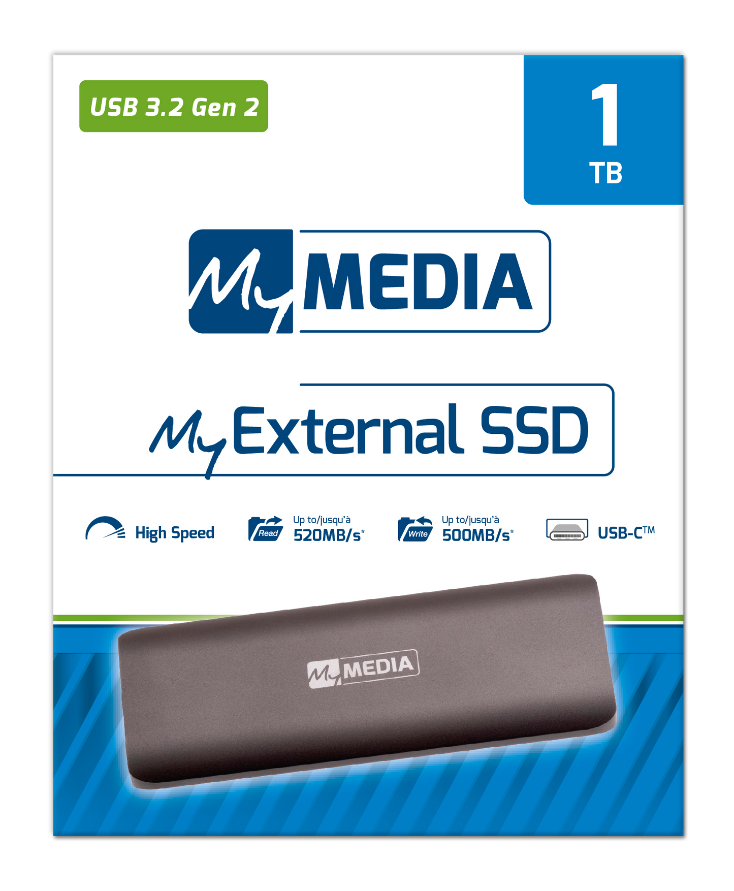 MYMEDIA SSD MYEXTERNAL 3.2 GEN 2 1TB