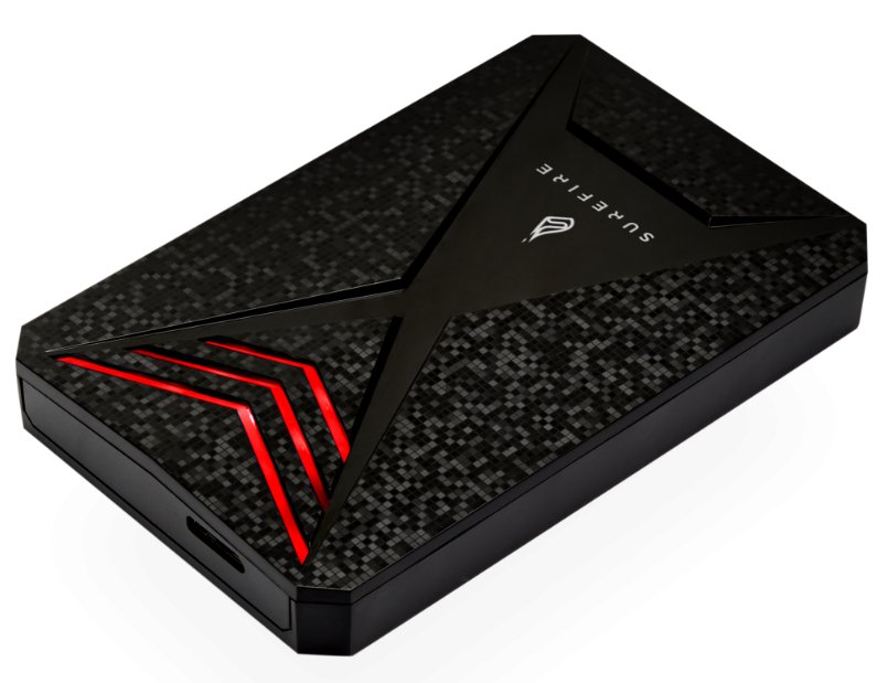 VERBATIM SUREFIRE SSD EXTERNAL USB 3.0 512GB  GX3 GAMING 3.2 1GEN BLK/RED