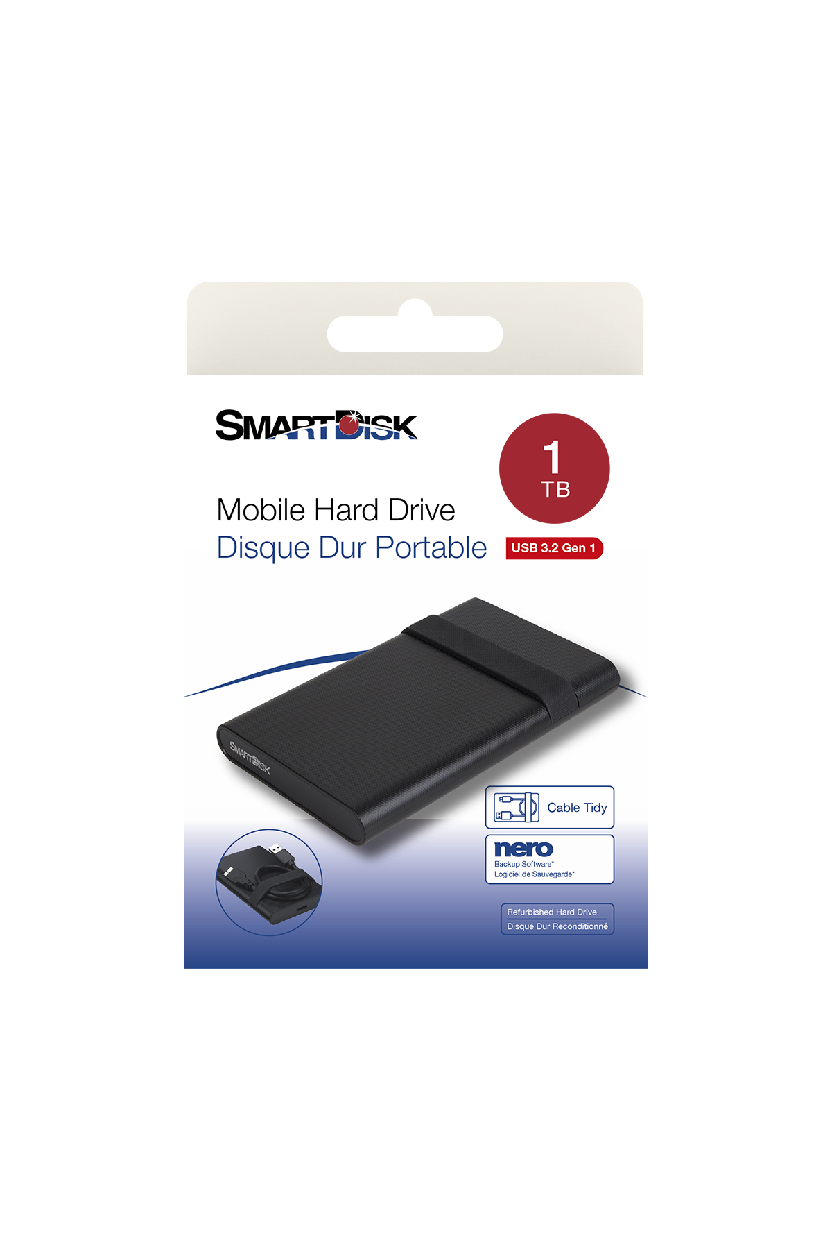 HDD USB 3.2G1 1TB 2,5'' BLACK REFUB. VERBATIM