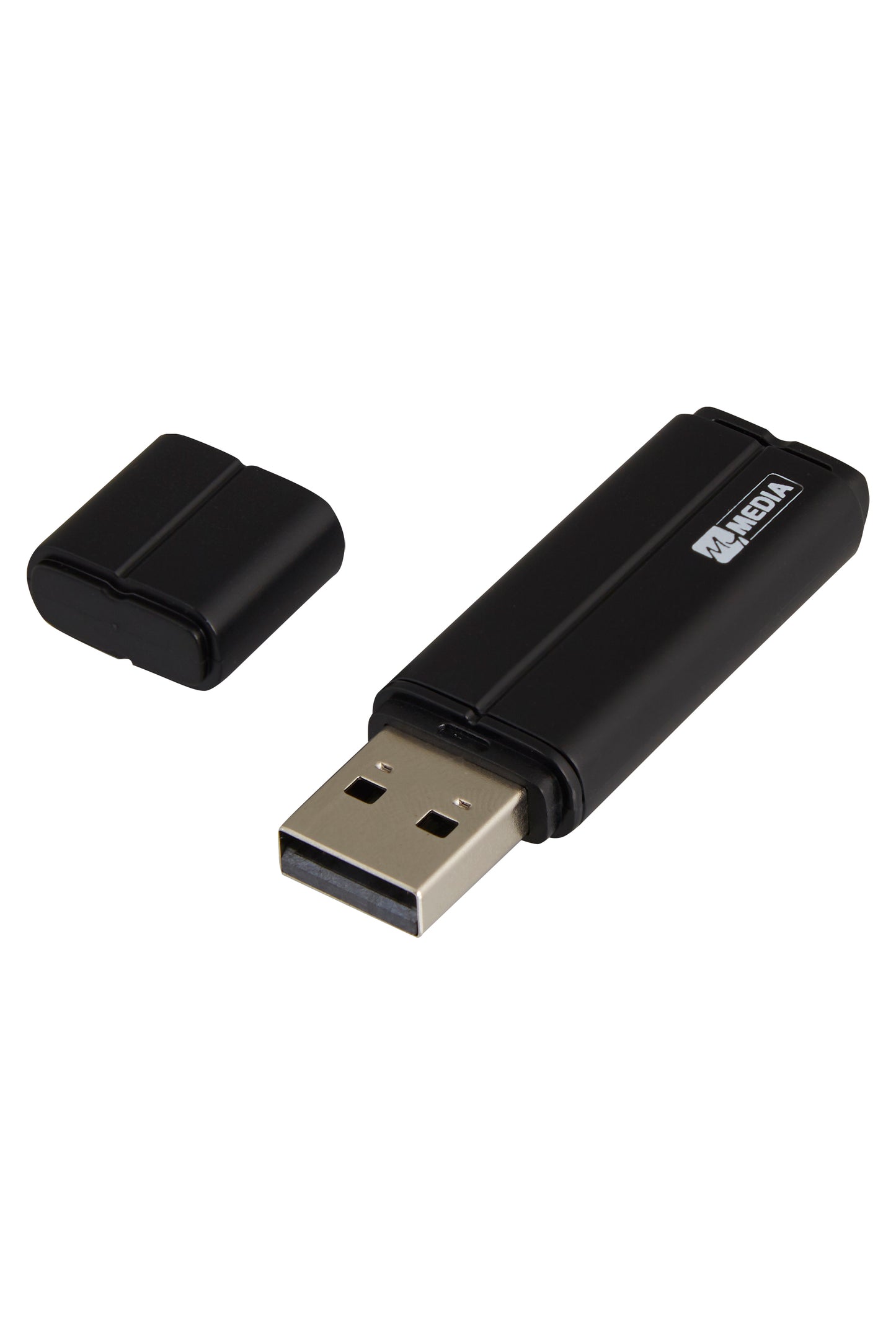 MYMEDIA  USB 8GB  BLACK PINSTRIPE