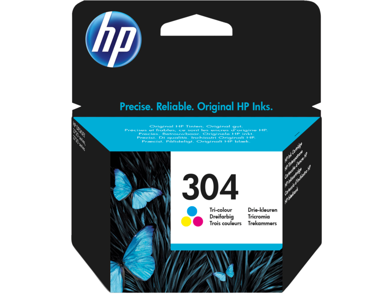 HP Ink Cartridge, N9K05AE ,304, Tri-Colour